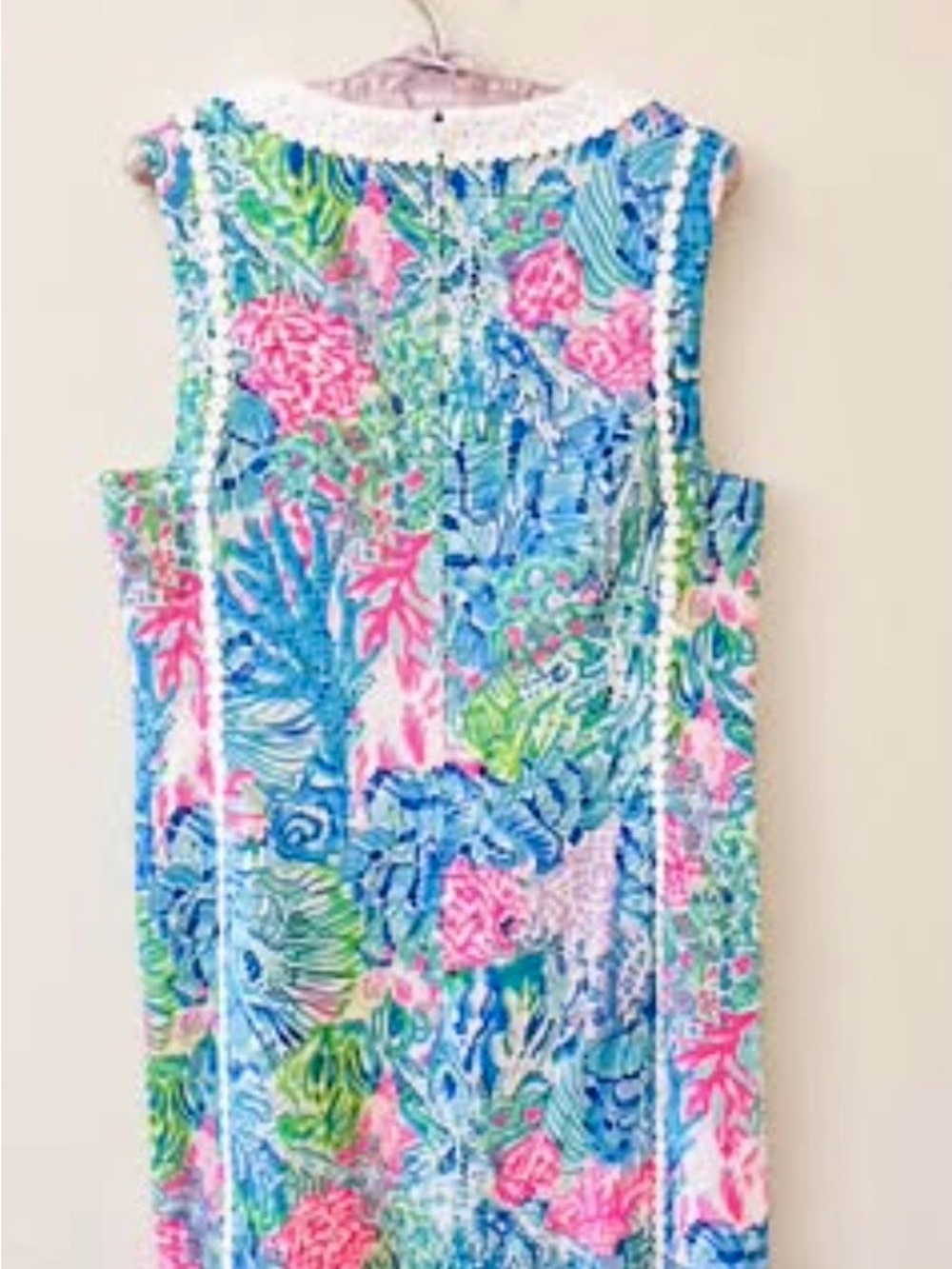 Lilly Pulitzer Coral Reef Mila Print Shift Dress NWT Size 12 - Picture 7 of 11